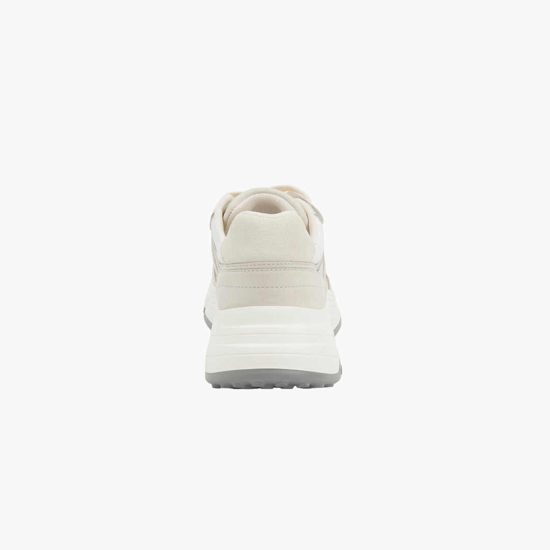 Hogan White Suede Leather Sneakers