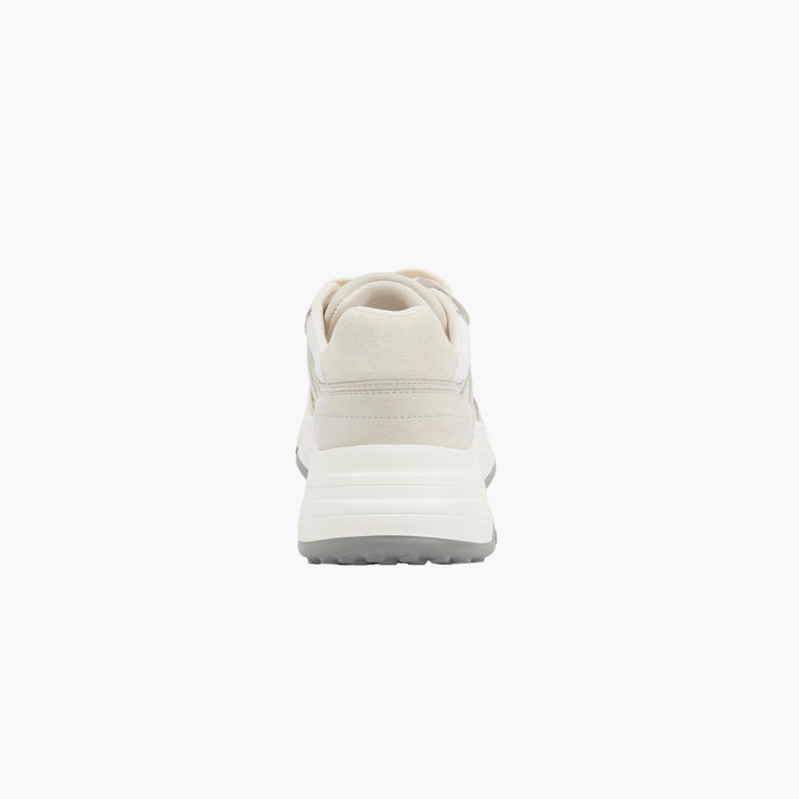 Hogan White Suede Leather Sneakers