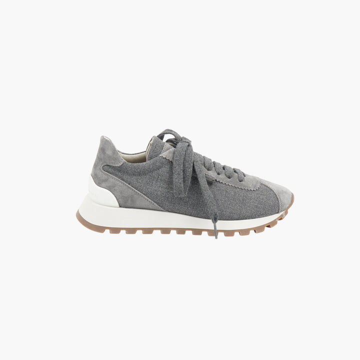 Brunello Cucinelli Grey Sneakers