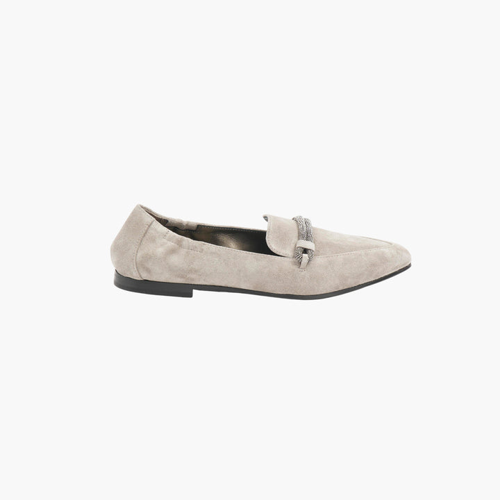 Brunello Cucinelli Grey Loafers