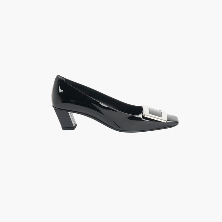 ROGER VIVIER Black Patent Leather Pumps