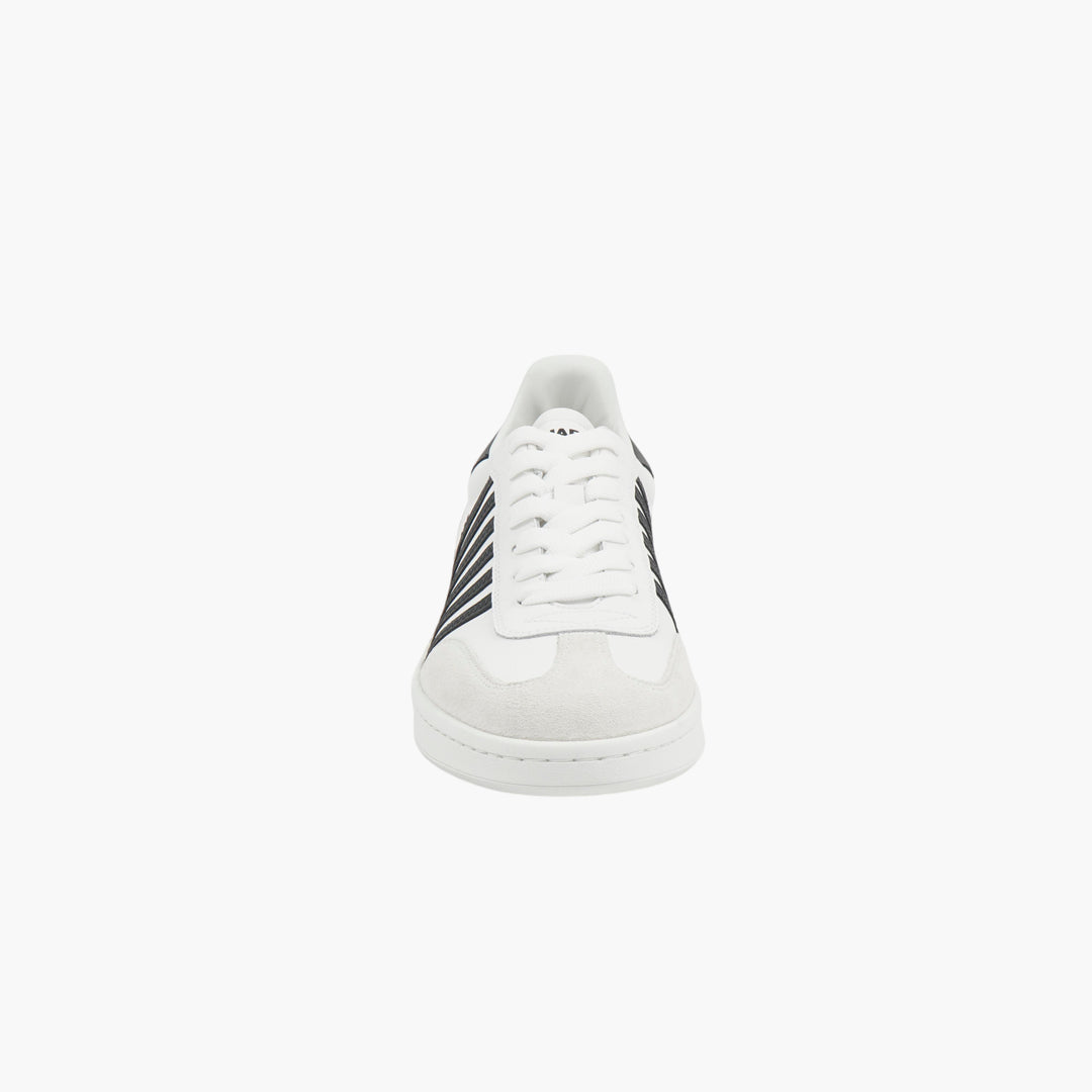 DSQUARED2 Bianco White Leather Sneakers