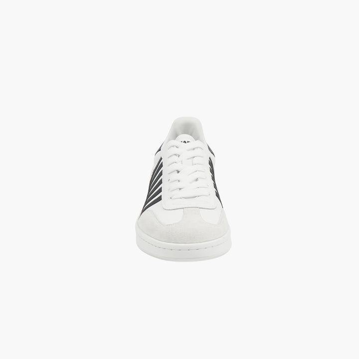 DSQUARED2 Bianco Sneakers in pelle bianca