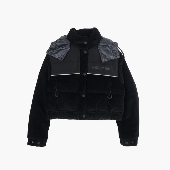 Moncler Nero High Collar Jacket