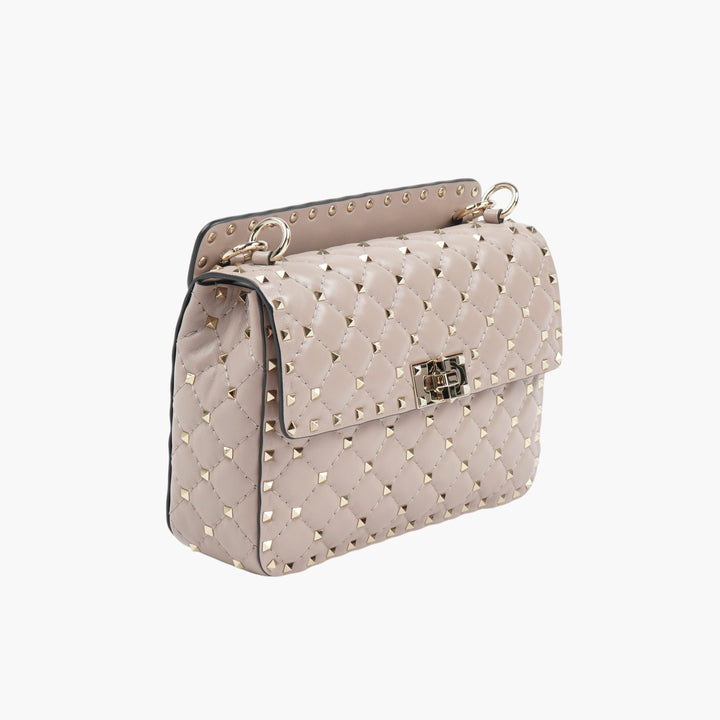 Valentino Quilted Leather Bag Poudre