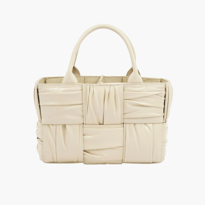 BOTTEGA VENETA Beige Leather Handbag