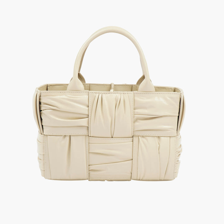 BOTTEGA VENETA Beige Leather Handbag