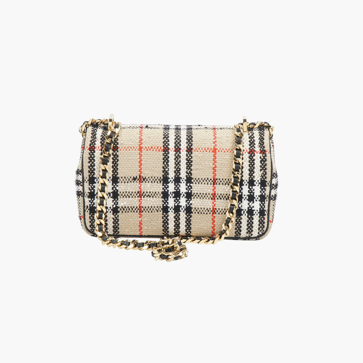 Burberry Multicolour Check Pattern Bag