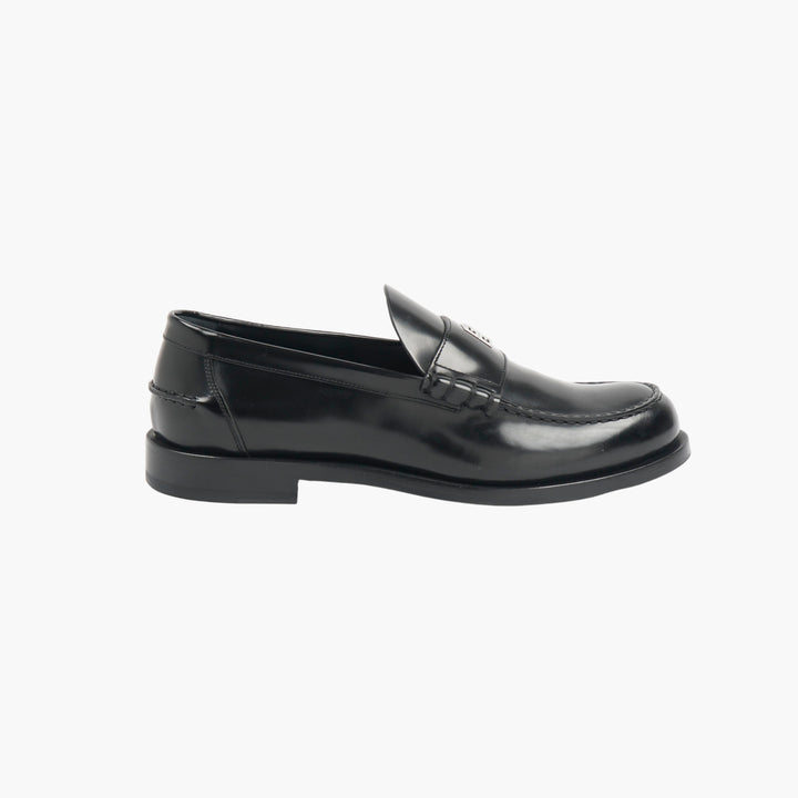 Givenchy Black Leather Loafers