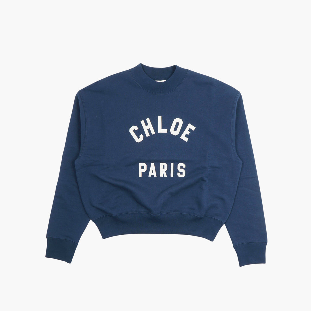 Maglione Chloé blu navy-bianco