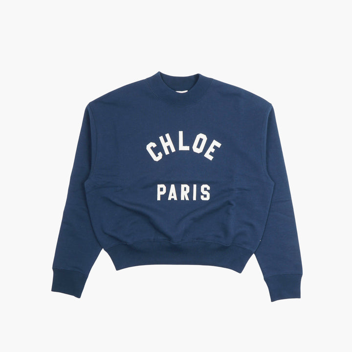 Maglione Chloé blu navy-bianco