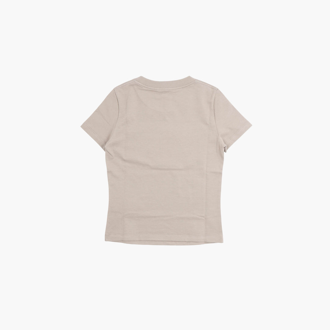 T-shirt con stampa logo Chloè Grigio