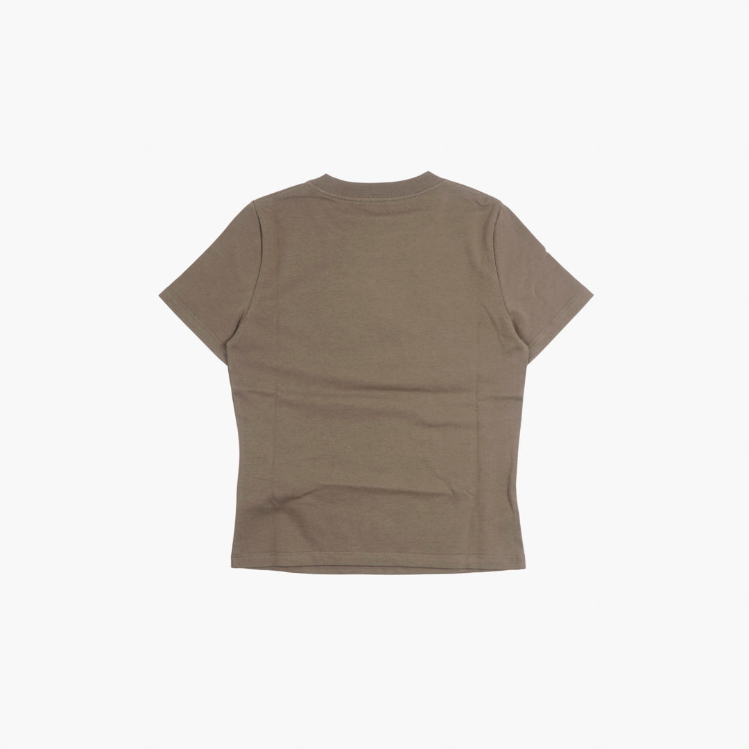 Chloè Olive T-Shirt with Gold Logo