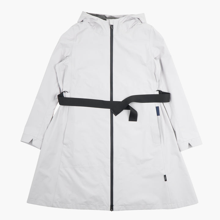 Herno Bianco Coat with Adjustable Belt