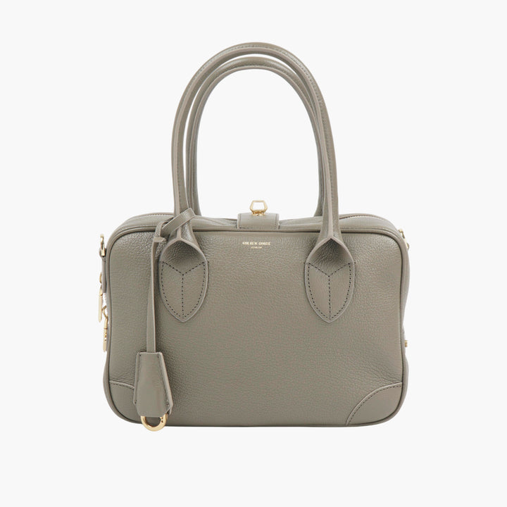 Golden Goose Grey-Gold Leather Handbag