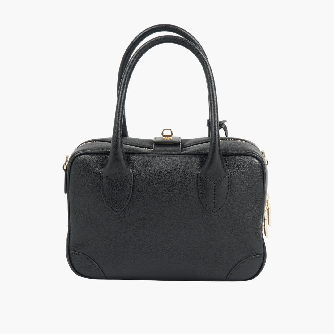 Golden Goose Black-Gold Leather Bag