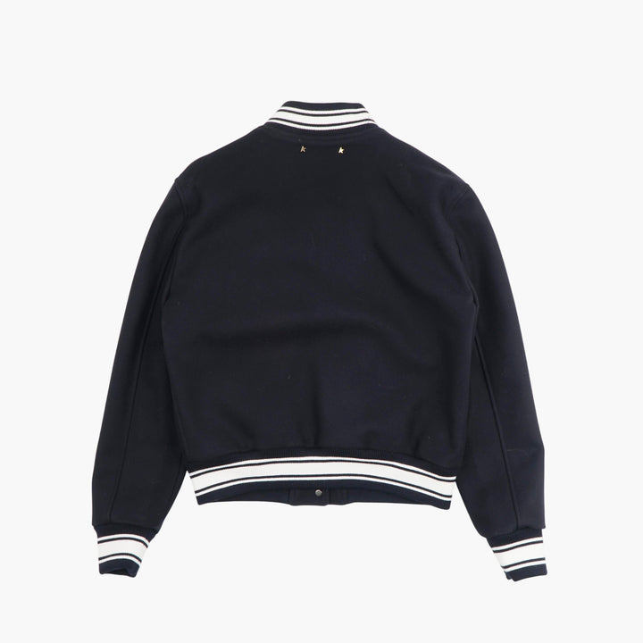 Golden Goose Navy-White Varsity Jacket