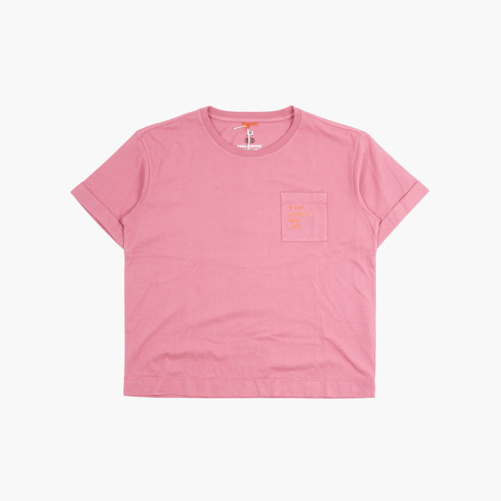 Parajumpers Pink Cotton T-Shirt