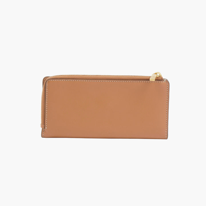 Tod's Leather Wallet Brown-Gold