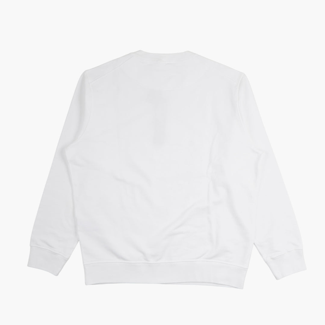 Stone Island White Sweatshirt with Logo