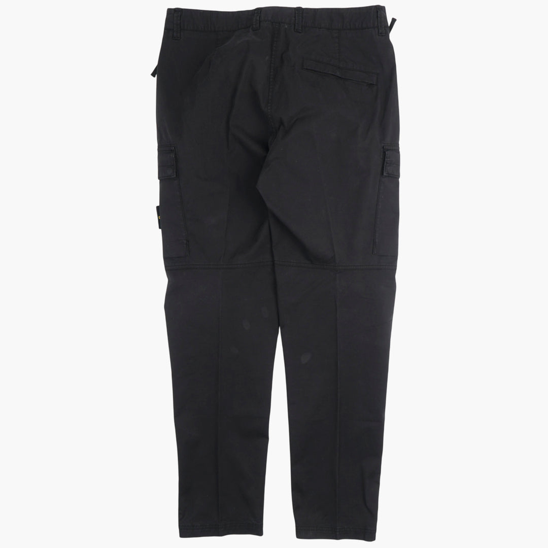 Pantaloni cargo neri Stone Island