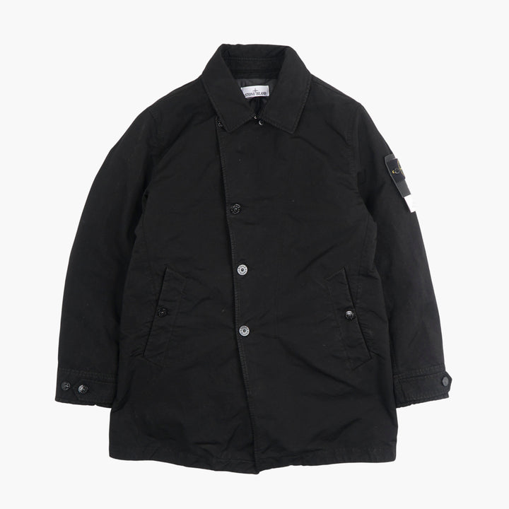 STONE ISLAND Black Jacket with Patch