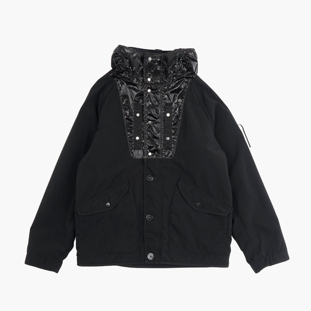 Stone Island Black Hooded Jacket