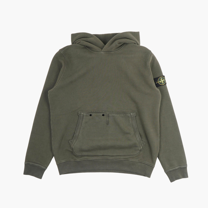 Stone Island Olive Green Hoodie