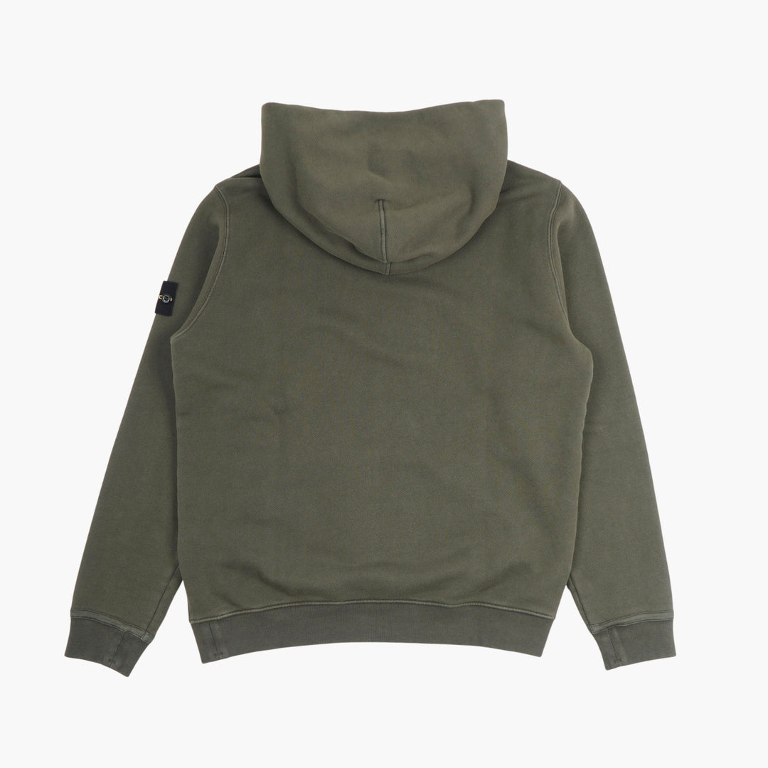 Stone Island Olive Green Hoodie