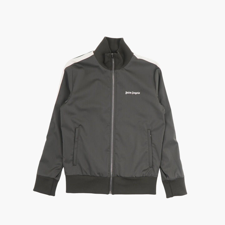 Palm Angels Dark Green-White Track Jacket