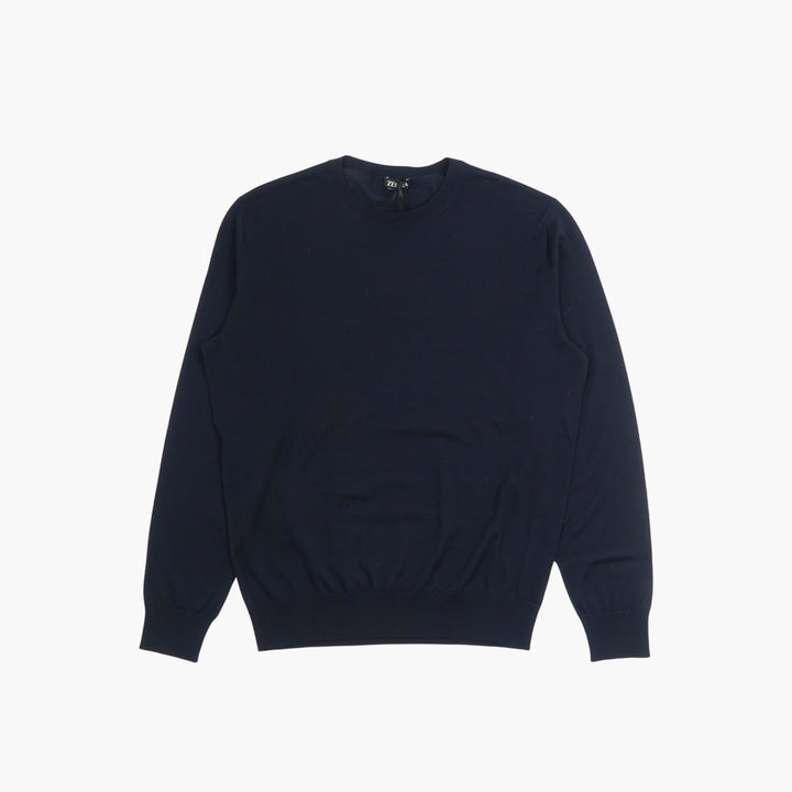 Maglione Classico Blu ZEGNA