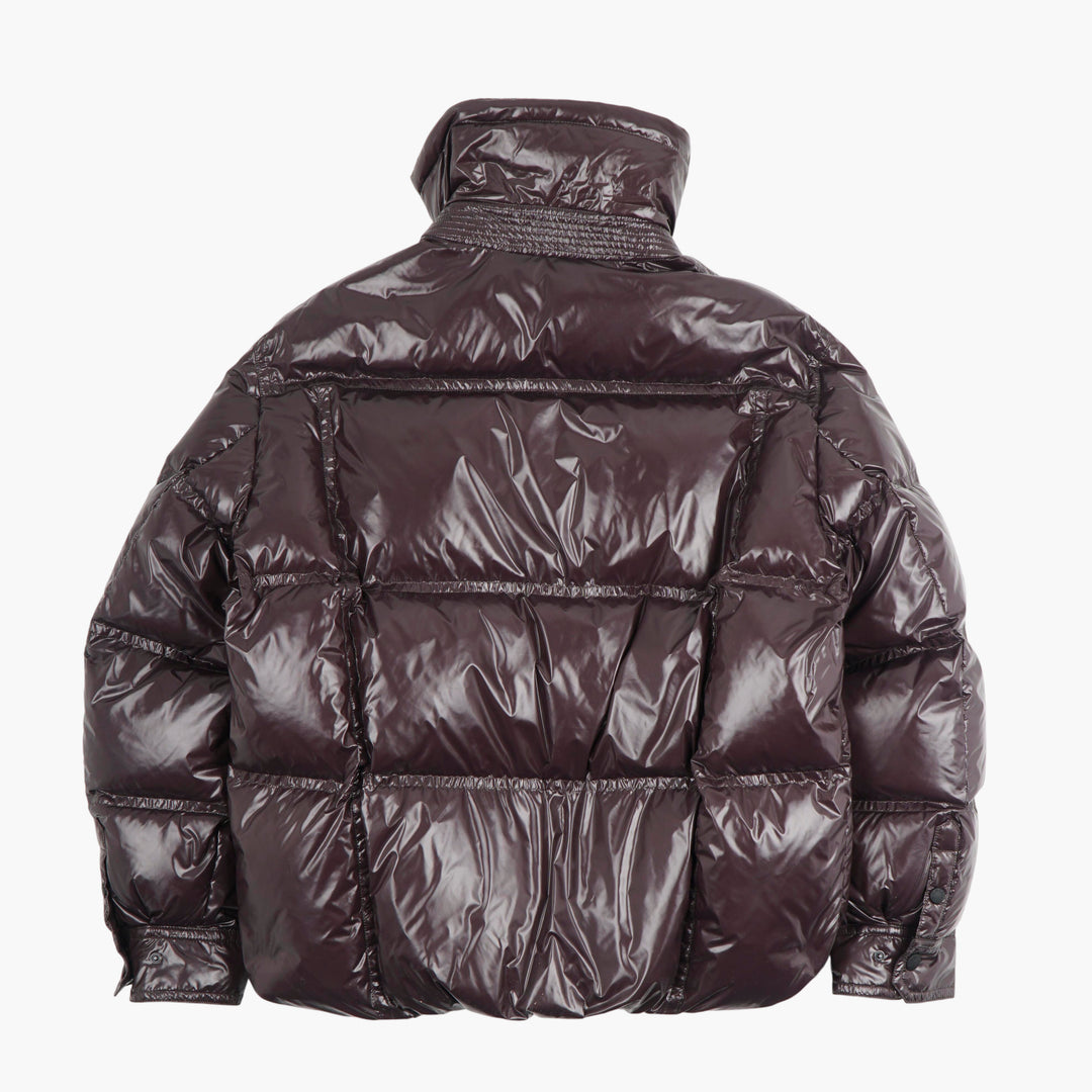 Piumino trapuntato viola Moncler