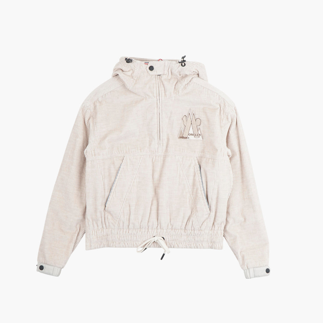 Giubbotto Moncler Beige con Cappuccio Regolabile