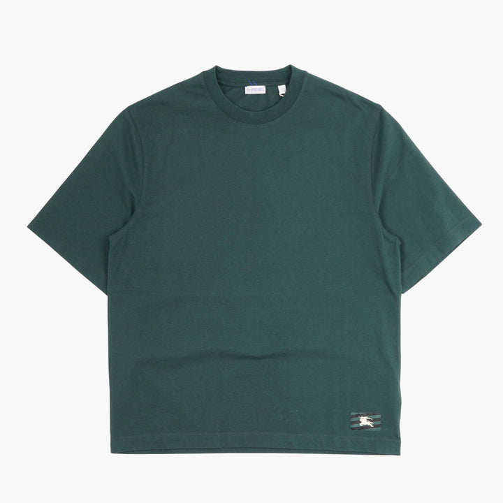 Burberry Green Cotton Crew Neck T-Shirt