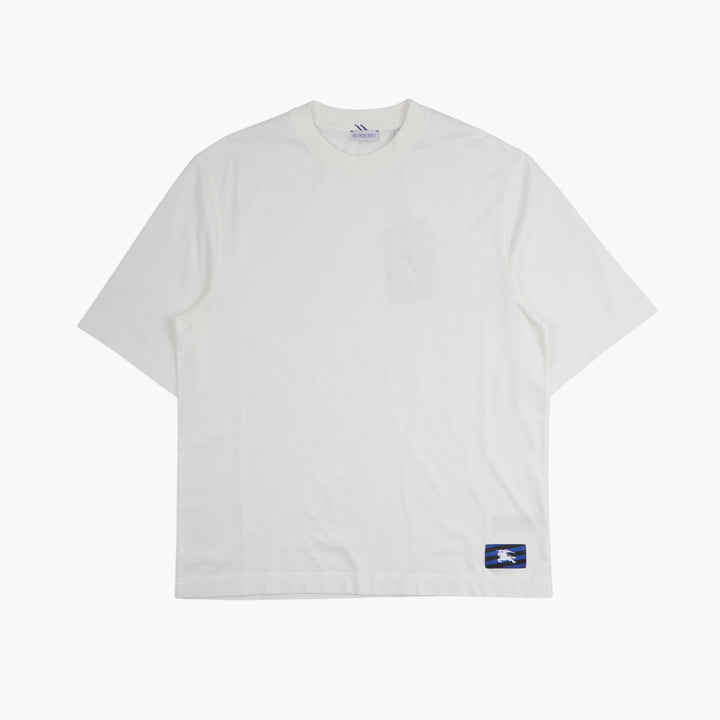 Burberry White Crew Neck T-Shirt