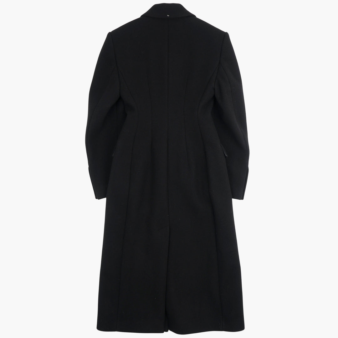 Max Mara Cappotto Nero Sartoriale