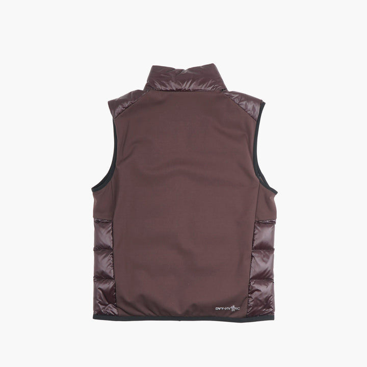 Gilet trapuntato viola Moncler