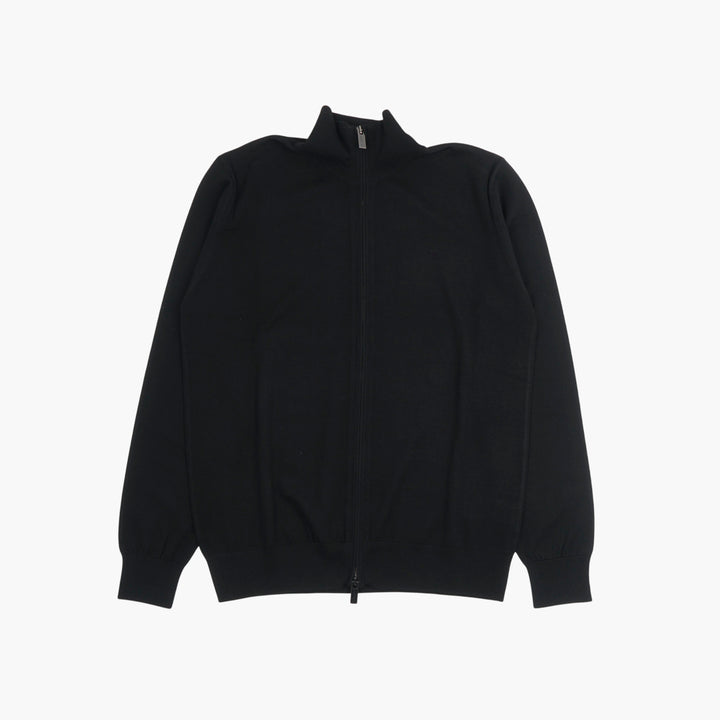 Maglione Full-Zip Nero PAOLO PECORA