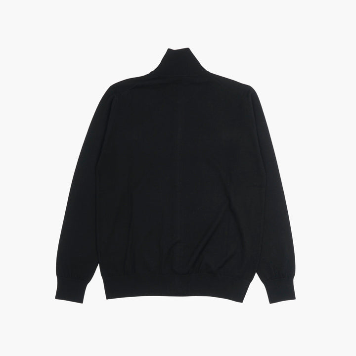 Maglione Full-Zip Nero PAOLO PECORA