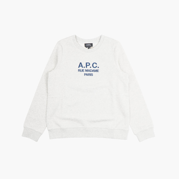 A.P.C. Grigio Crew Neck Sweatshirt