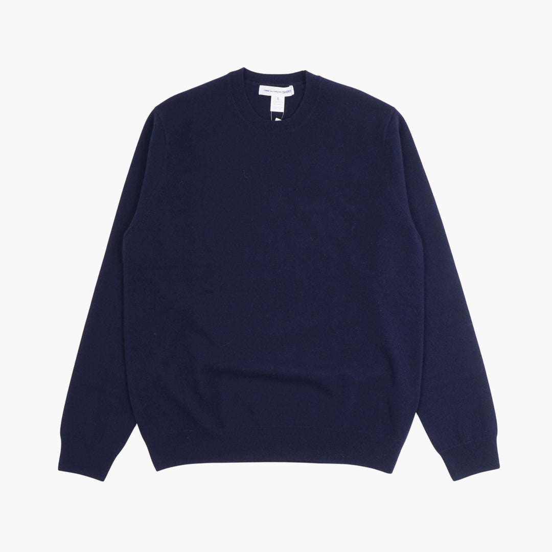 COMME DES GARCONS Navy Blue Sweater