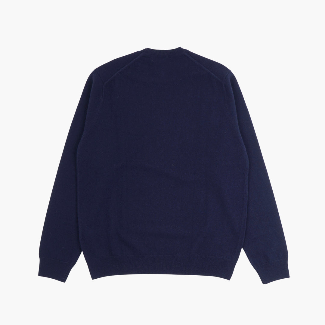 COMME DES GARCONS Navy Blue Sweater