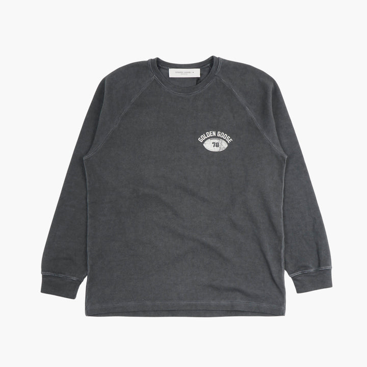 Golden Goose Dark Grey-White Sweatshirt