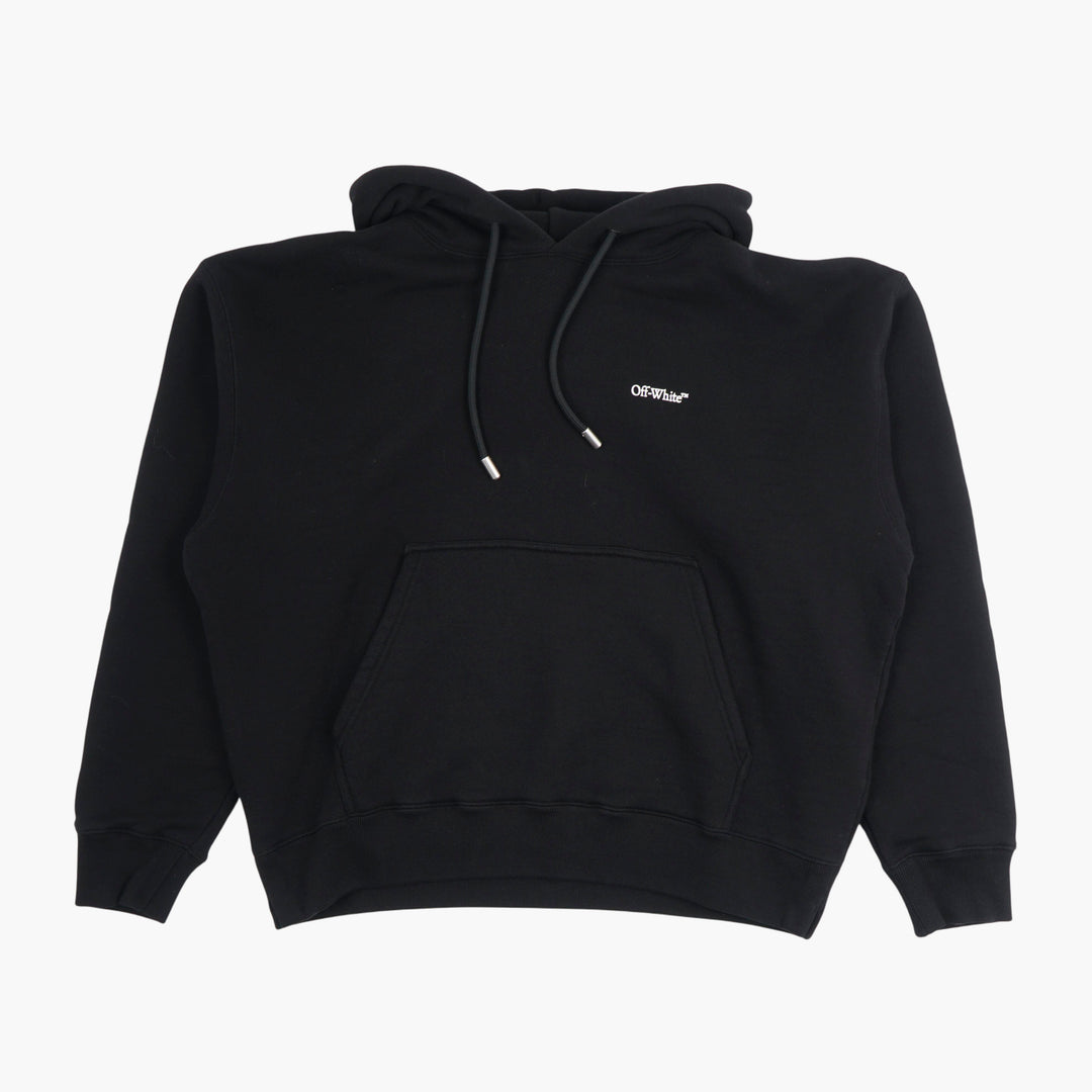 OFF-WHITE Black Logo Hoodie