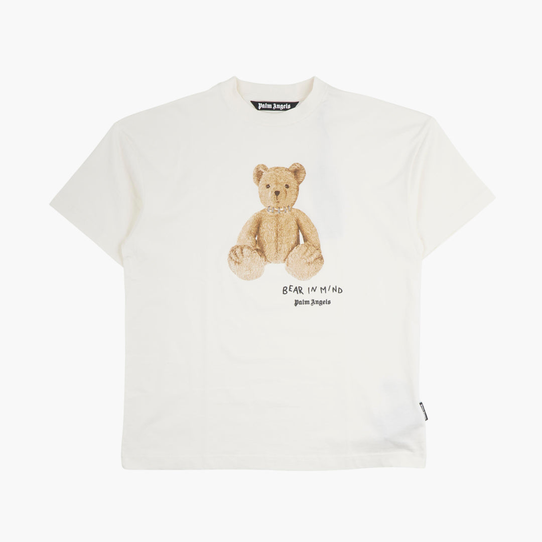 Palm Angels Ivory-Brown Teddy Bear T-Shirt