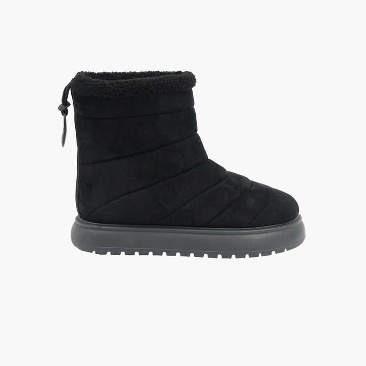 Moncler Black Hermosa snow boots with Grip Sole