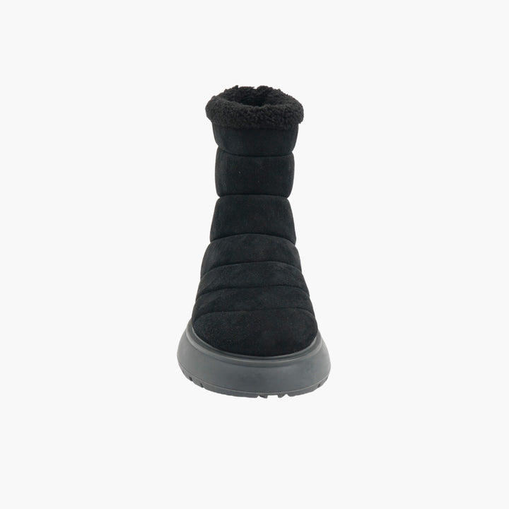 Moncler Black Hermosa snow boots with Grip Sole