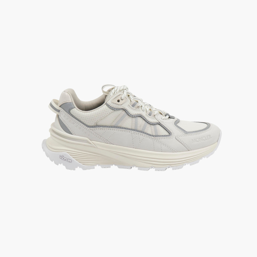 Moncler White Sneakers with Vibram Sole