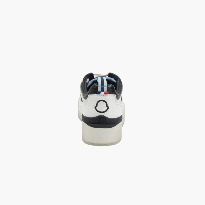 Moncler White-Multi Sneaker with Black Accents