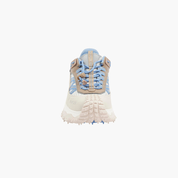 MONCLER Ivory-Blue Sneakers with Vibram Sole